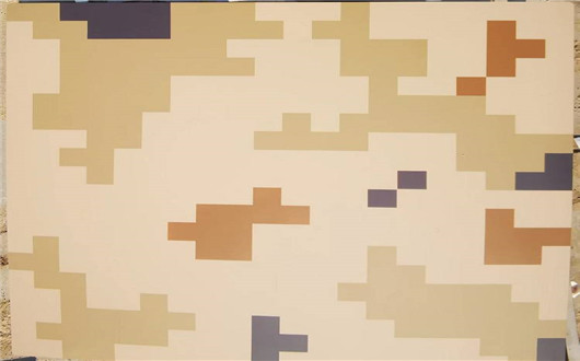 湘西荒漠迷彩漆喷涂